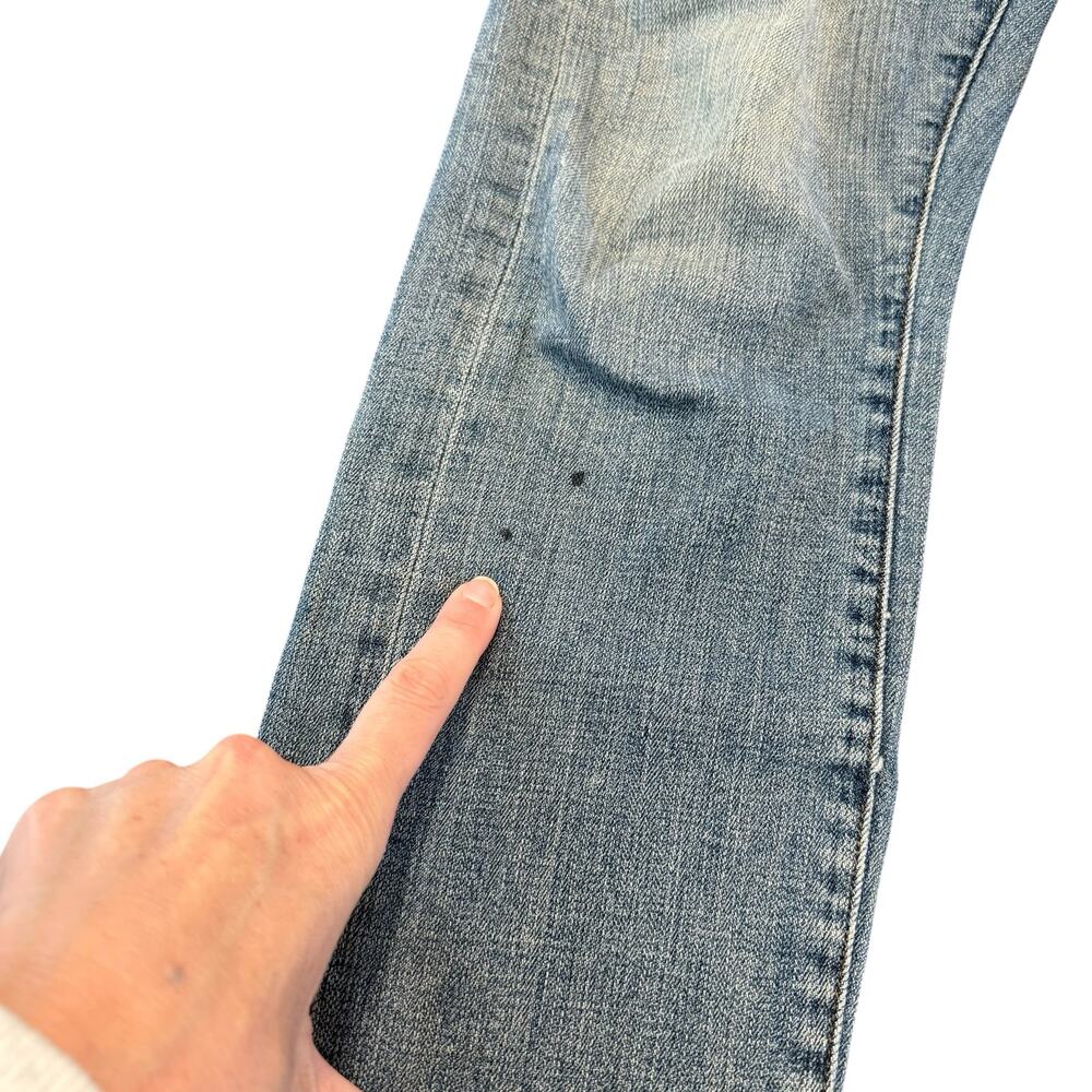 Anthropologie Pilcro Women’s jeans, slim boyfriend, distressed, light wash, 27 - Picture 4 of 8